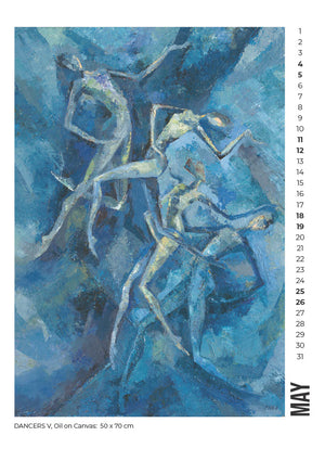 The Dancers Art Calendar 2024