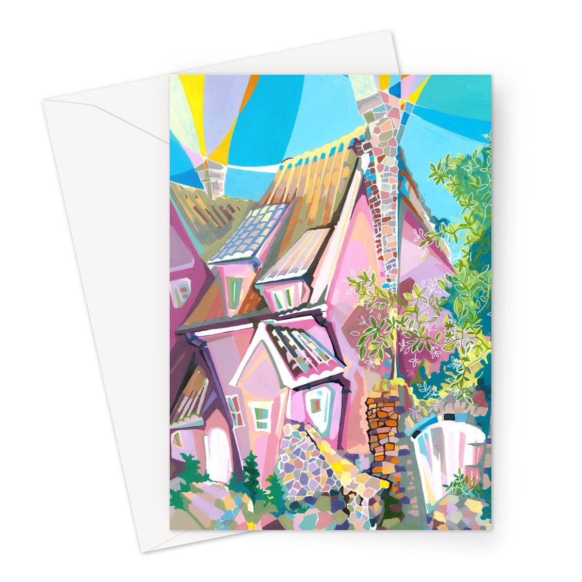 Tha Cottage Greeting Card - Lantern Space
