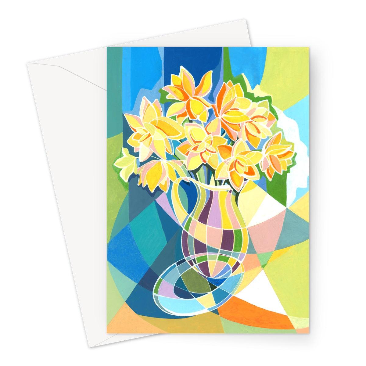 Spring Theme Greeting Card - Lantern Space