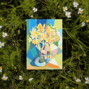 Spring Theme Greeting Card - Lantern Space