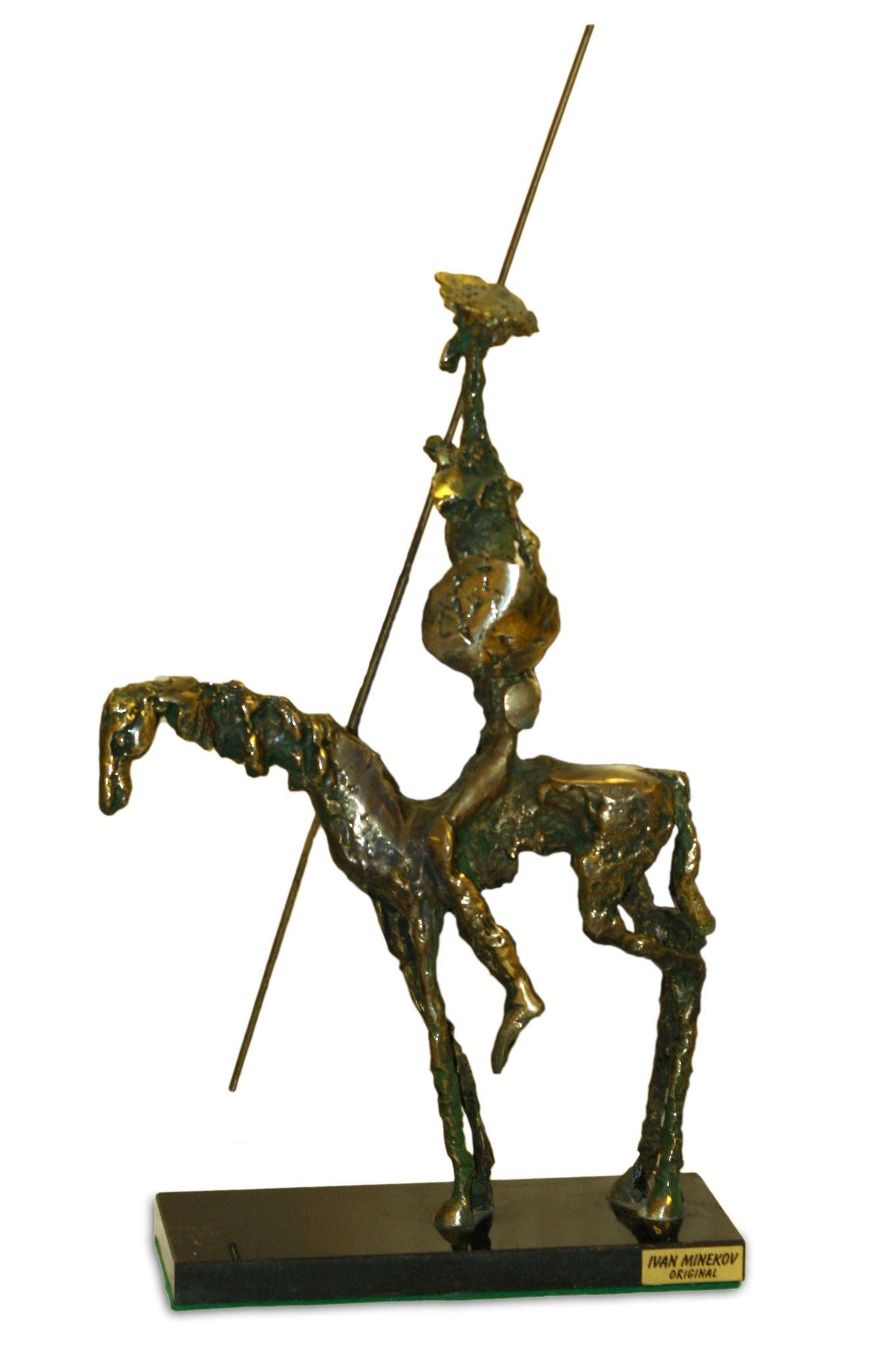 Don Quijote, Bronze Sculpture by Ivan Minekov - Lantern Space
