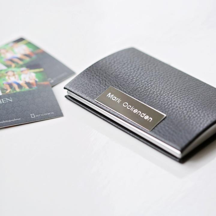 Engraved Business Card / Credit Card Holder - Lantern Space