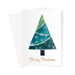 Evergreen Christmas Tree Greeting Card - Lantern Space