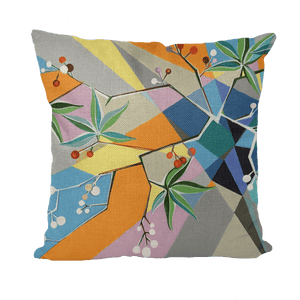 Ikebana Floral Throw Pillow Cover - Lantern Space