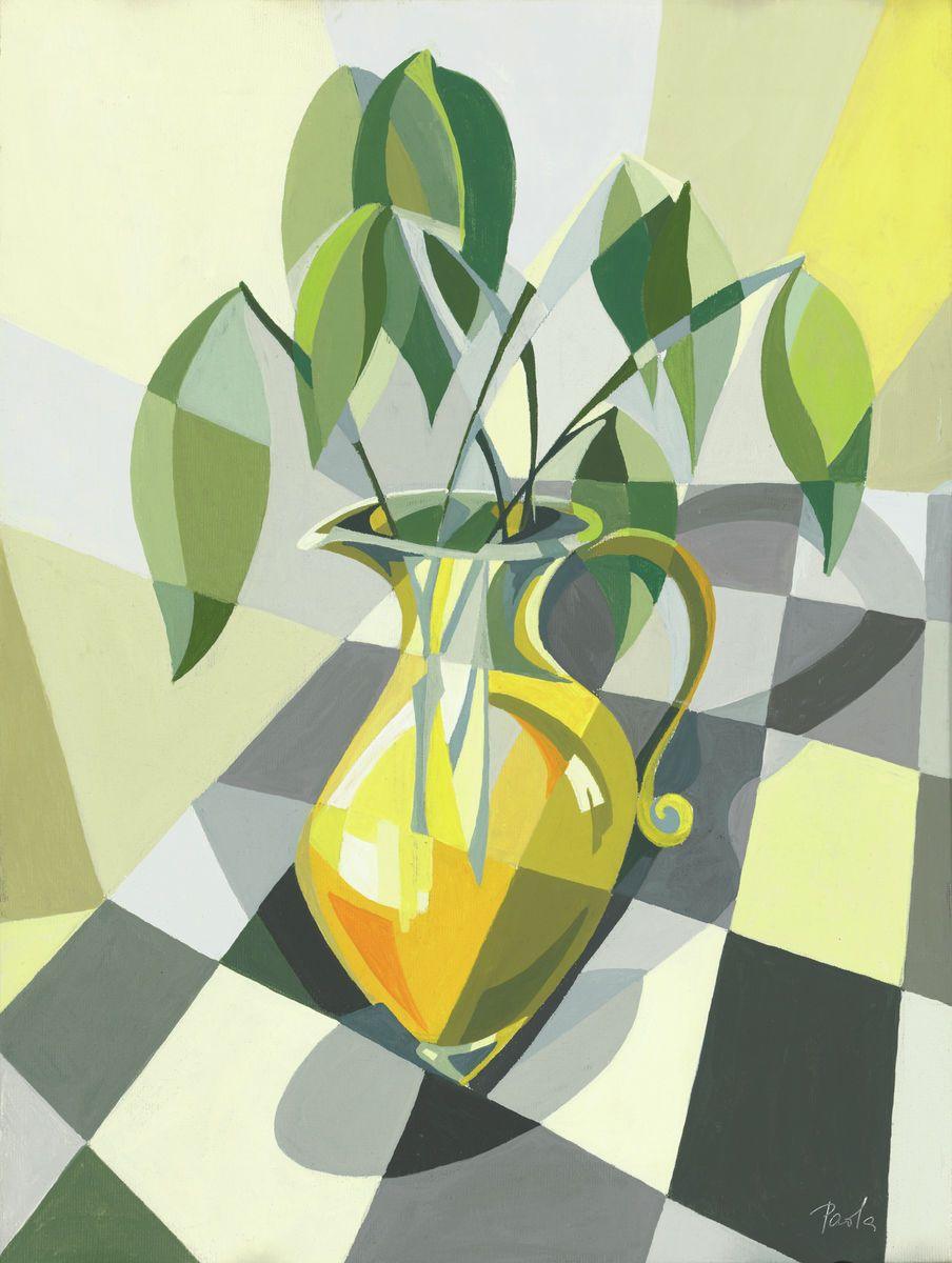 Still Life in Yellow, Art Print by Paola Minekov - Lantern Space